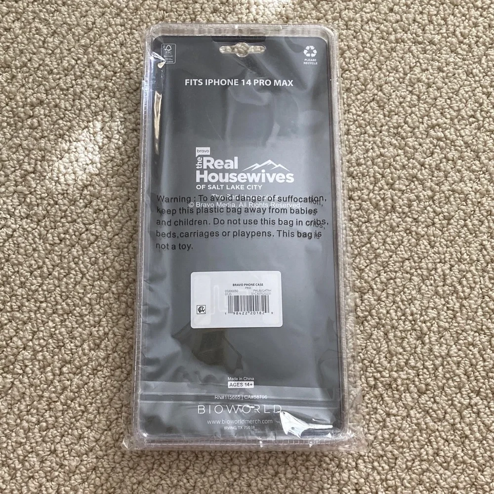 iPhone 14 Pro Max Case Real Housewives Design Purple Receipts Proof Timeline NIB